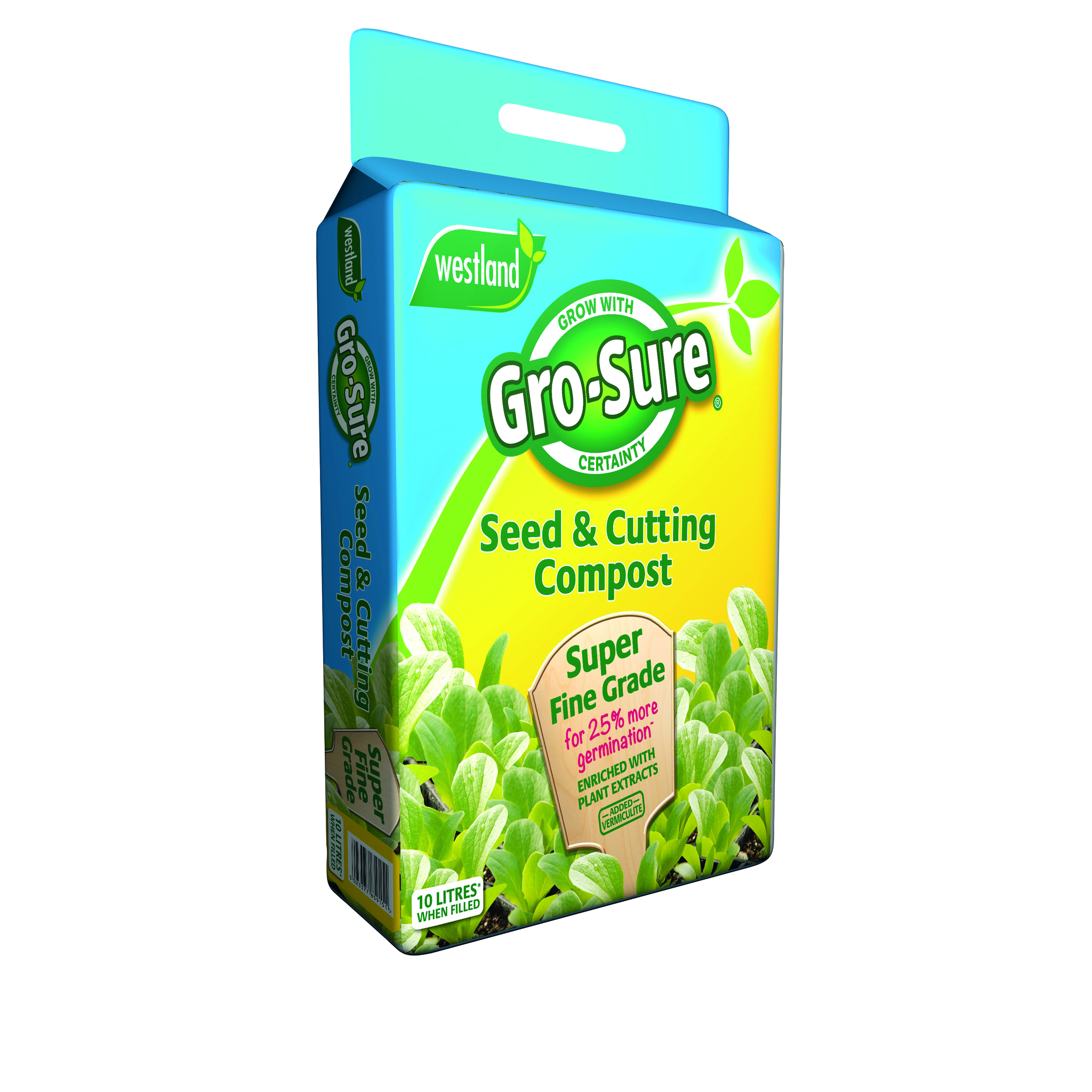 Gro Sure Seed & Cutting Compost 10ltrs P&R Garden Supplies