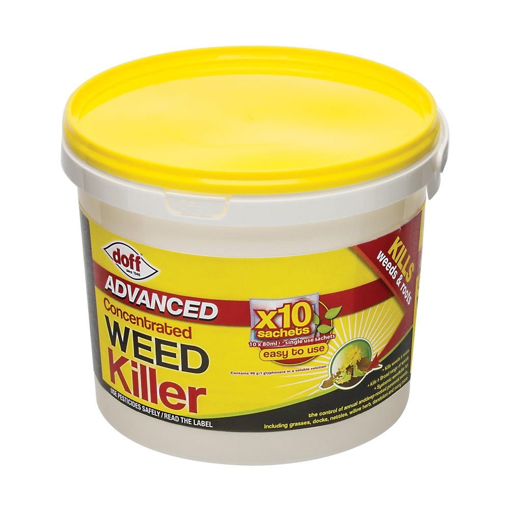 Doff Advanced Concentrated Weed Killer 10 Sachets P&R Garden Supplies