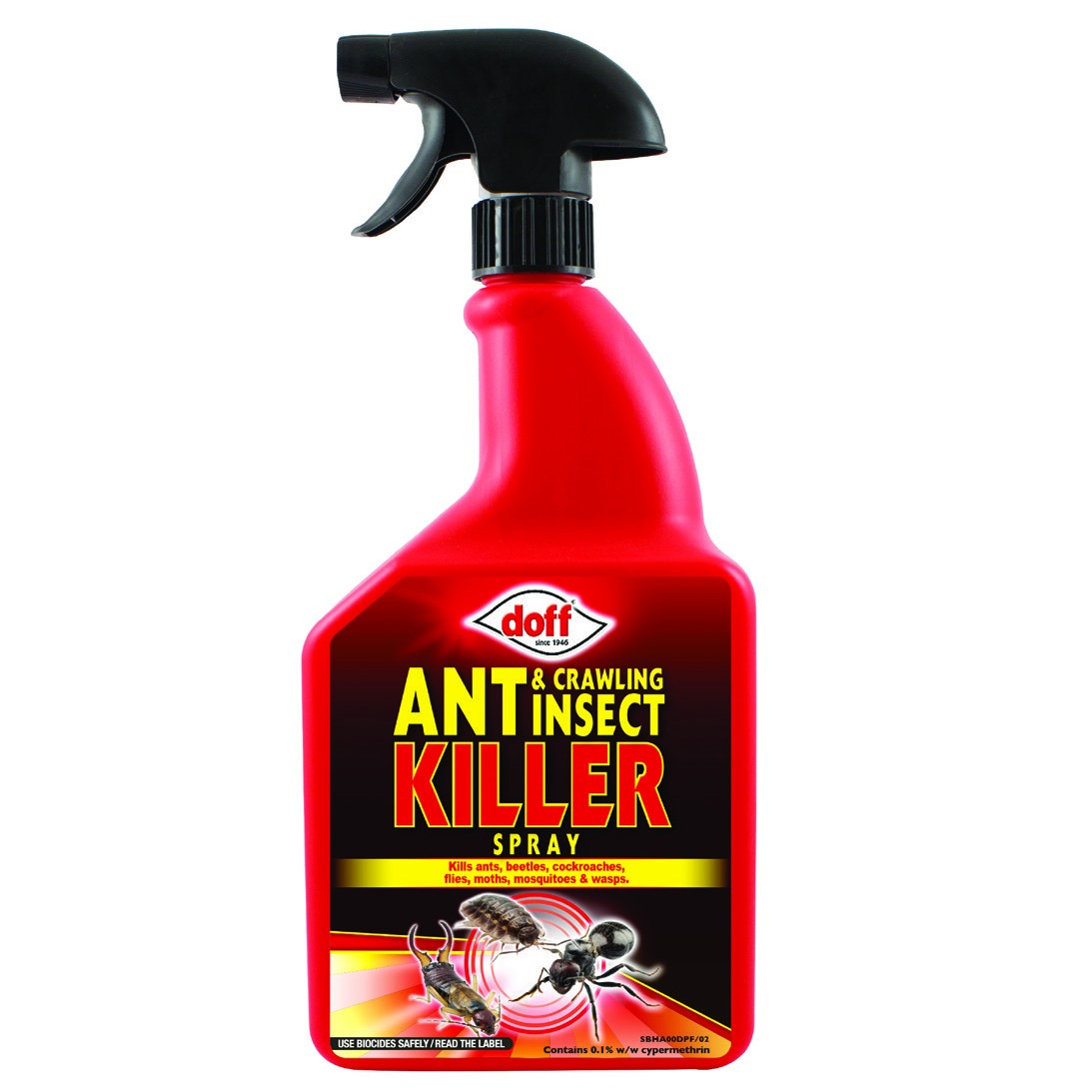 Doff Ant & Crawling Insect Killer Spray 1ltr P&R Garden Supplies