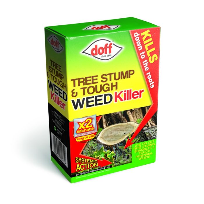Doff Tree Stump & Tough Weed Killer 2x100ml P&R Garden Supplies