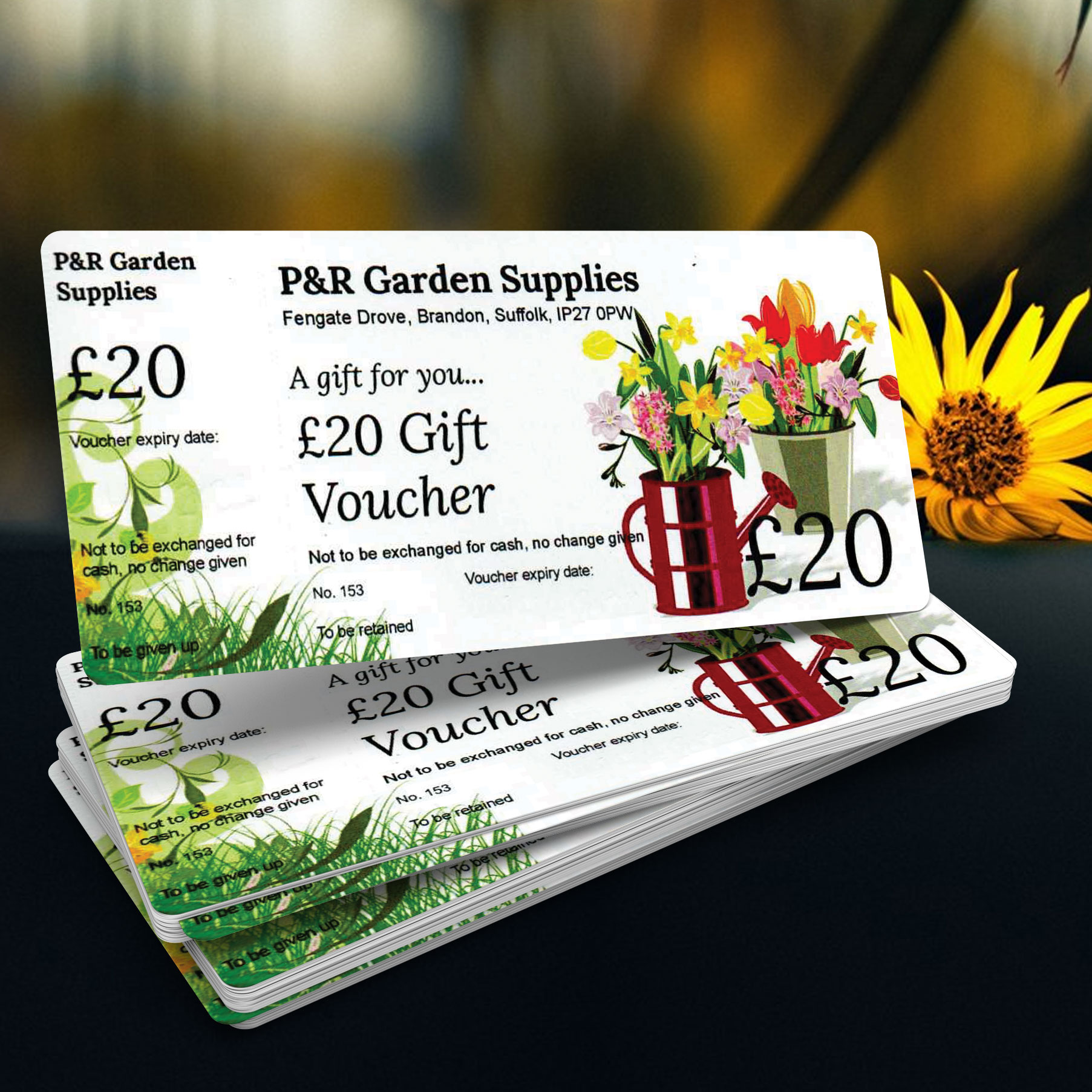 £20 Gift Voucher P&R Garden Supplies