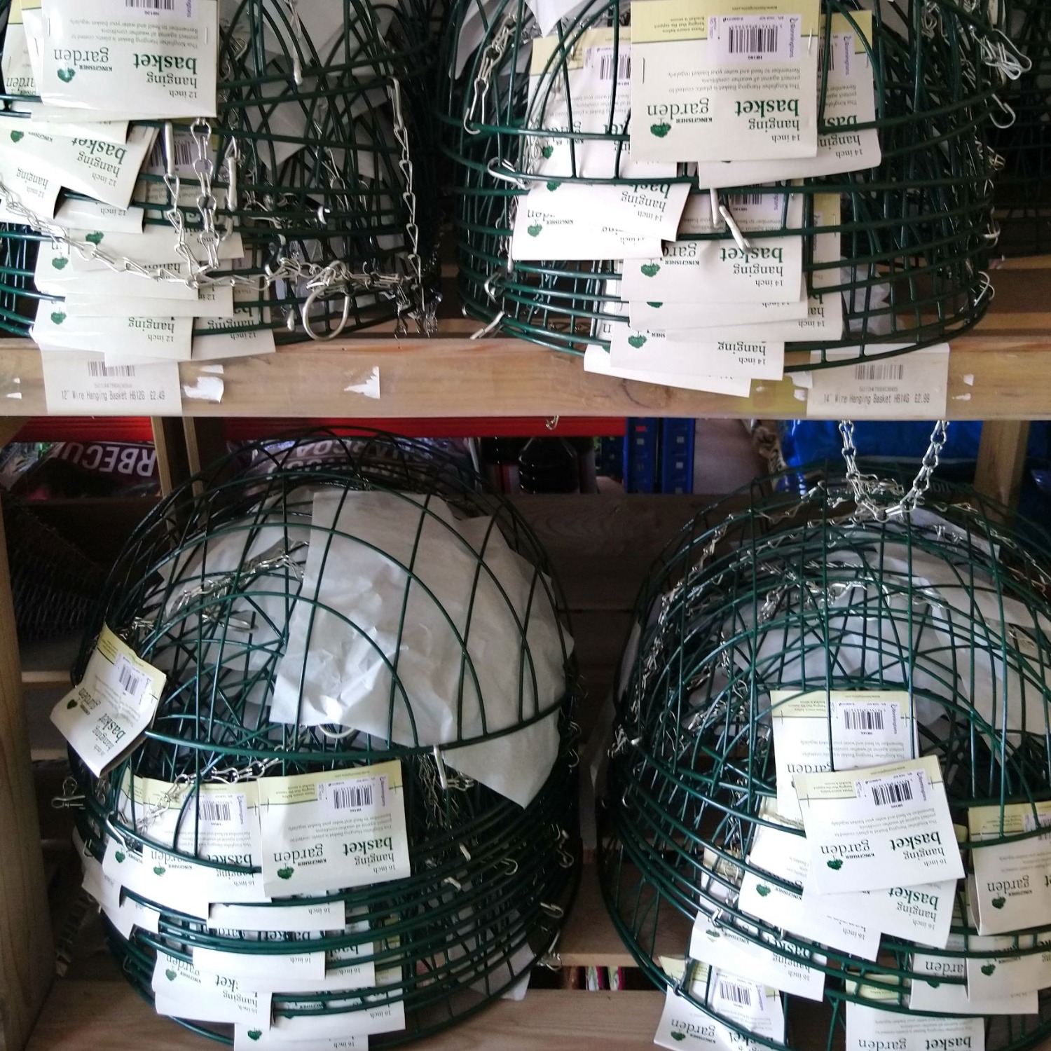 Traditional Wire Hanging Basket P&R Garden Supplies