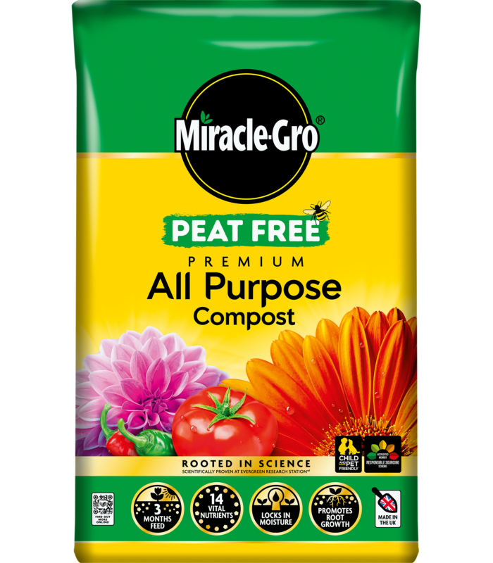 Miracle-Gro Peat Free Premium All Purpose Compost 50ltrs